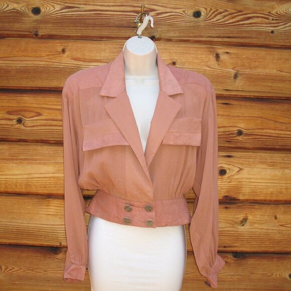 Vintage Faux Suede Jacket - Picture 1 of 9